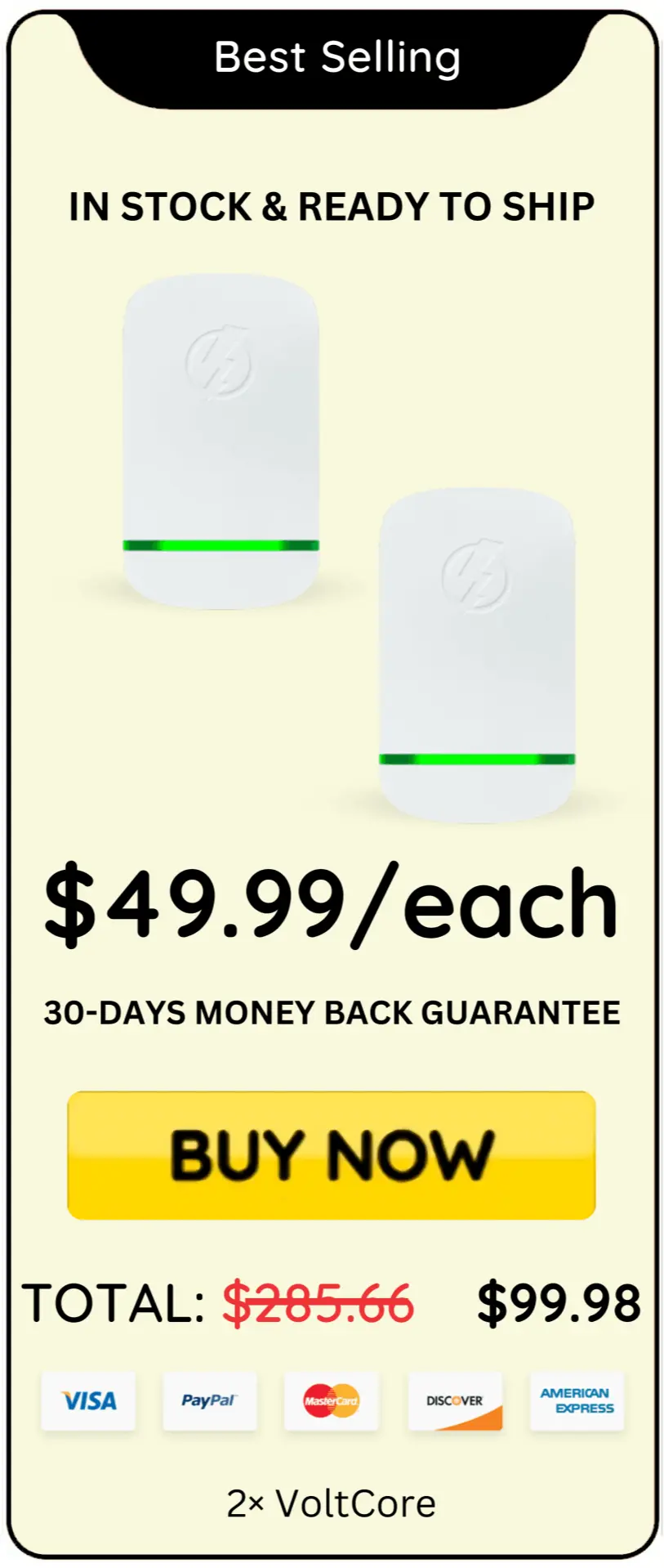 VoltCore Energy Saver offer price 